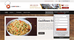 Desktop Screenshot of learntocook.com