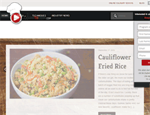 Tablet Screenshot of learntocook.com